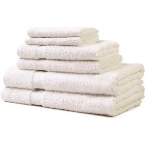 24 in. x 48 in. 8 lb. Bath Towel with Cam Border in White - pack of 120