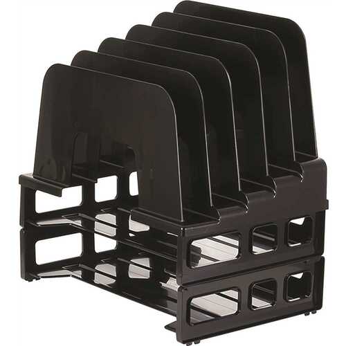 OIC OIC22112 Tray/Incline Sorter Combo, Black
