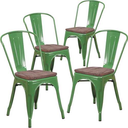 Green Restaurant Chairs