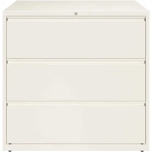 Hirsh Industries 23705 HL10000 White 42 in. Wide 3-Drawer Lateral File Cabinet