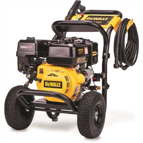 DEWALT DXPW3400PR-S 3400 PSI 2.5 Gas Cold Water PressuReady Pressure Washer with Battery Included