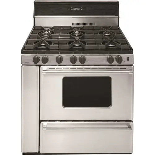 ProSeries 36 in. 3.91 cu. ft. Gas Range in Stainless Steel