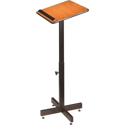 Oklahoma Sound 3583749 ADJ HGT SPKER STAND MED OAK