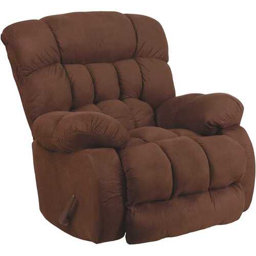 Soft-Suede Fudge Recliner