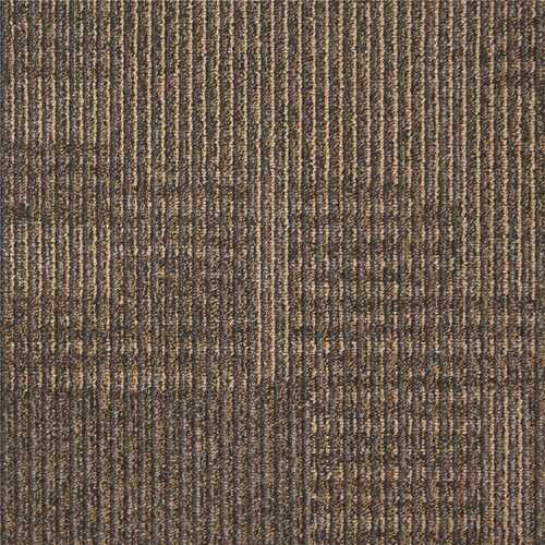 KRAUSE INDUSTRIES INC. 704305 Park Avenue Coffee Residential/Commercial 19.7 in. x 19.7 in. Glue Down Carpet Tile (20 Tiles/Case) 53.82 sq. ft