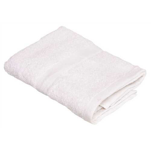 GANESH MILLS M202 OXFORD SILVER COLLECTION HAND TOWEL, 16 X 27 IN., WHITE - pack of 240