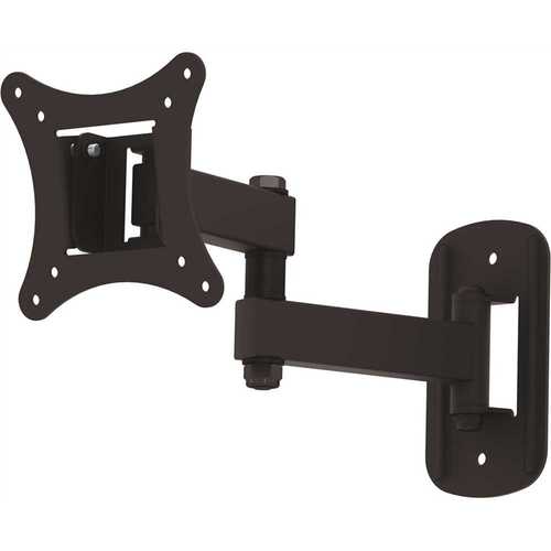 AVF Eco-Mount EL104B-A Pan, Swivel, Tilt, and Extend Wall-Mount for TVs Up to 25