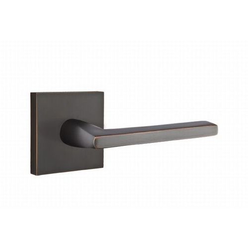 Helios Lever Right Hand Privacy With Square Rose Oil Rubbed Bronze Finish