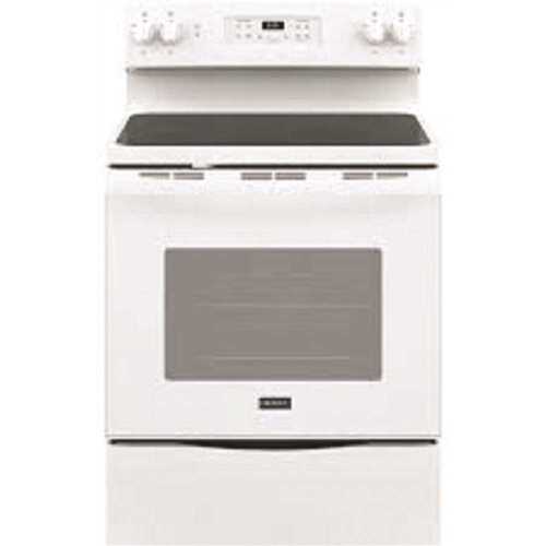 Range 30 in. 4 Elements Free Standing Electric Range with Coil Top in Stainless Steel