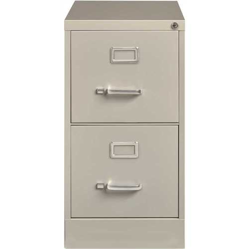 Hirsh Industries 14417 15 in. W Beige 5-Drawer Lateral File Cabinet with Posting Shelf and Roll-Out Binder Storage