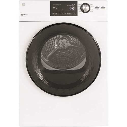 4.3 cu. ft. Vented Front Load Stackable Electric Dryer in White