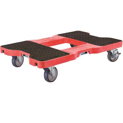 1200 lbs. Capacity Professional E-Track Dolly in Red