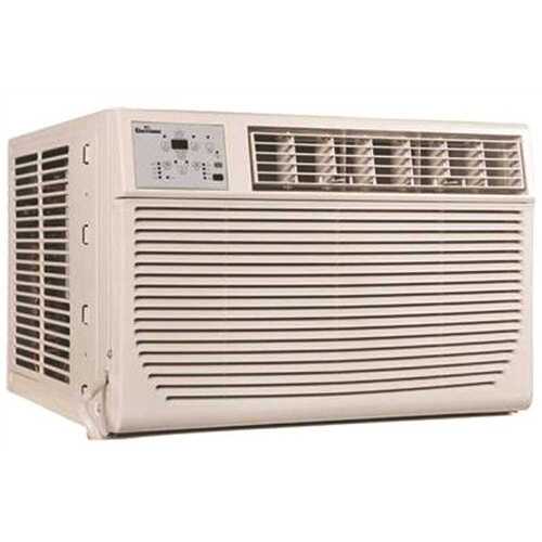 12,000 BTU 230/208V Window Air Conditioner with Heat and Remote Control