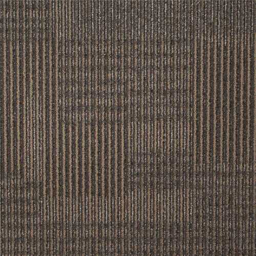 KRAUSE INDUSTRIES INC. 704302 Park Avenue Graphite Residential/Commercial 19.7 in. x 19.7 in. Glue Down Carpet Tile (20 Tiles/Case) 53.82 sq. ft
