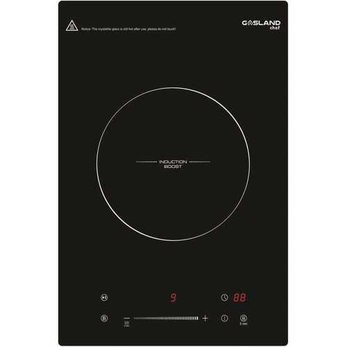 GASLAND Chef IH12BF 12 in. Vitro Ceramic Surface Built-In Induction Electric Modular Cooktop in Black with 1 Element