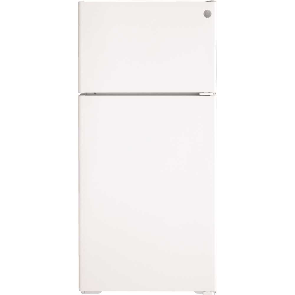 GE GPE17CTNRWW 16.6 cu. ft. Top Freezer Refrigerator in White, ENERGY STAR