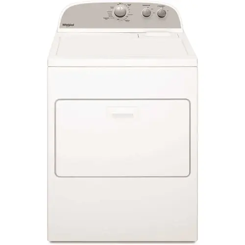 7.0 cu. ft. 240-Volt White Electric Vented Dryer with AUTODRY Drying System