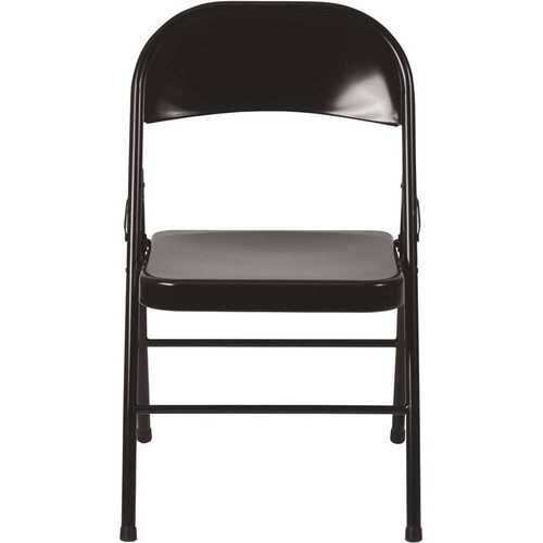 Black Metal Folding Chair