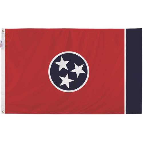 Valley Forge TN3 3 ft. x 5 ft. Nylon Tennessee State Flag