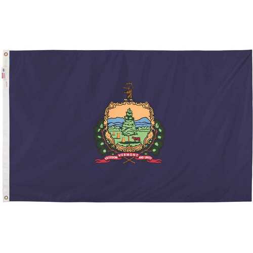 Valley Forge VT3 3 ft. x 5 ft. Nylon Vermont State Flag