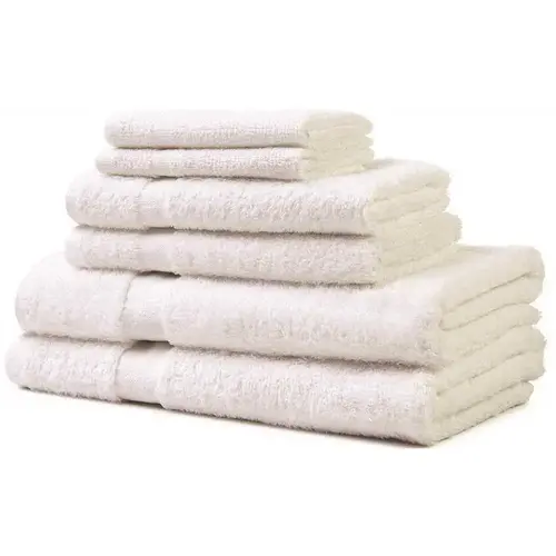 16 in. x 27 in. 3 lb. Hand Towel with Cam Border in White - pack of 300