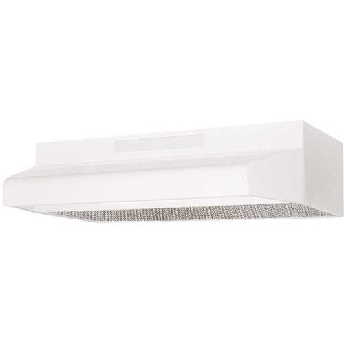 ADA 24 in. ENERGY STAR Qualified Convertible Under Cabinet Range Hood with Light in White