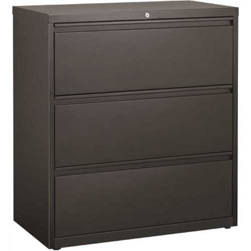 36 in. W Black 3-Drawer Lateral File Cabinet