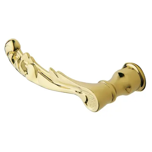 Estate Lever Less Rose Polished Brass