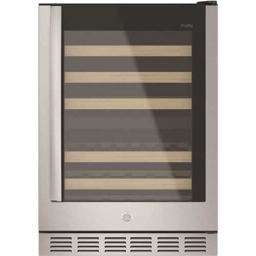 GE Profile PWS06DSPSS Profile 23.5 in. 44-Bottle Wine Beverage Cooler in Stainless Steel