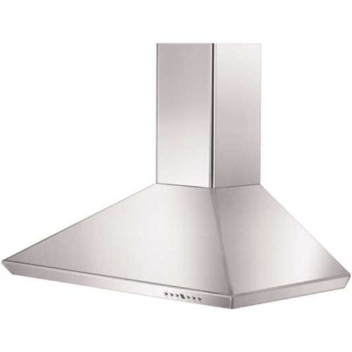 ZLINE Kitchen and Bath KF-36 36 in. 400 CFM Convertible Vent Wall Mount Range Hood in Stainless Steel