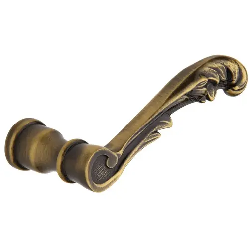 Pair 5121 Lever Less Rose Antique Brass Finish