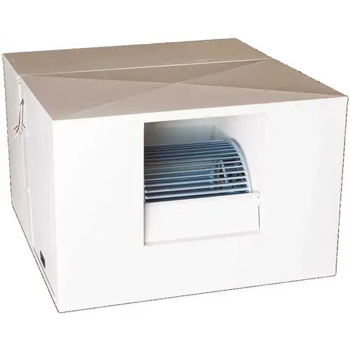 4,800 CFM Side-Draft Rigid Media 8 in. Evaporative Cooler for 1,800 sq. ft. (Motor not Included) White