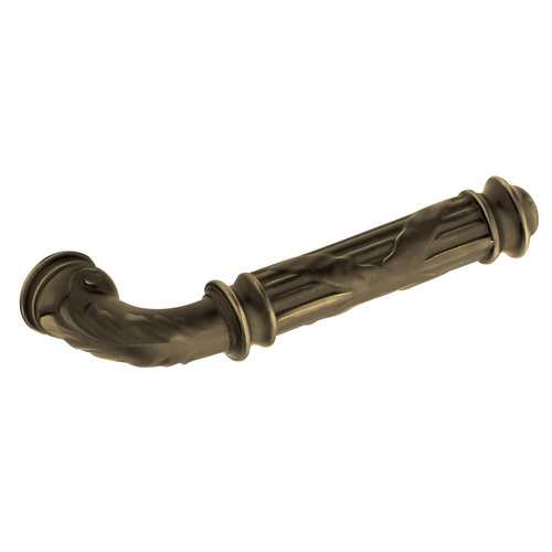 Pair 5122 Lever Less Rose Antique Brass Finish