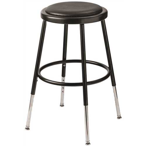 National Public Seating 3583723 18 IN HGT ADJ STOOL BLACK