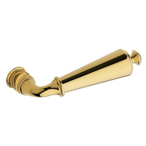 Pair 5125 Lever Less Rose Unlacquered Brass Finish