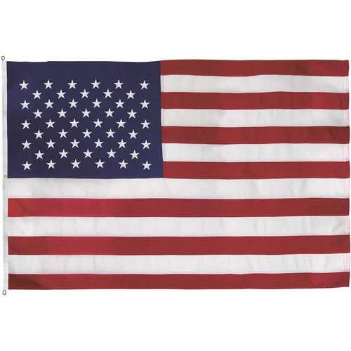 8 ft. x 12 ft. Spun Polyester Large Commercial United States Flag