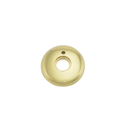 2-5/8" Privacy Rose Lifetime Brass Finish Pair