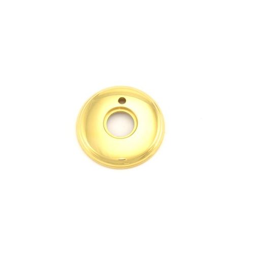 2-5/8" Privacy Rose Unlacquered Brass Finish Pair