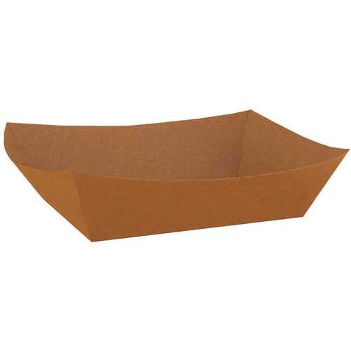 #250 Eco Food Tray, Kraft - pack of 500