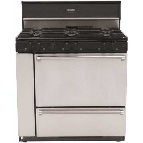 ProSeries 36 in. 3.91 cu. ft. Gas Range in Stainless Steel