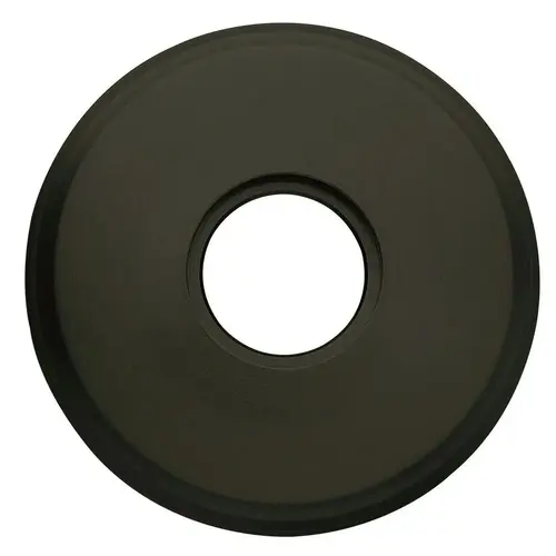 2-5/8" Privacy Rose Satin Black Finish Pair