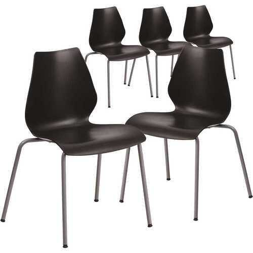 Black Plastic Stack Chairs