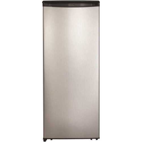 Designer 24 in. W 11.0 cu. ft. Freezerless Refrigerator in Stainless Steel, Counter Depth