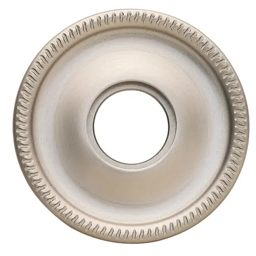 2-5/8" Privacy Rose Lifetime Satin Nickel Finish Pair