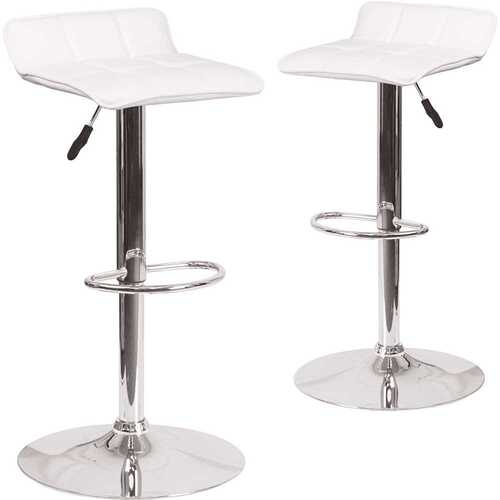 32 in. White Bar stool Color/Finish Family