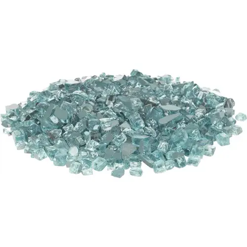 Fire Sense 62364 Bahama Blue Reflective Fire Glass