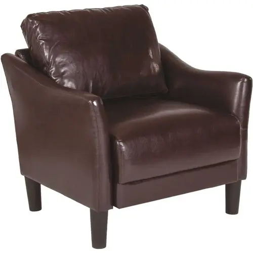 Brown Leather Arm Chair