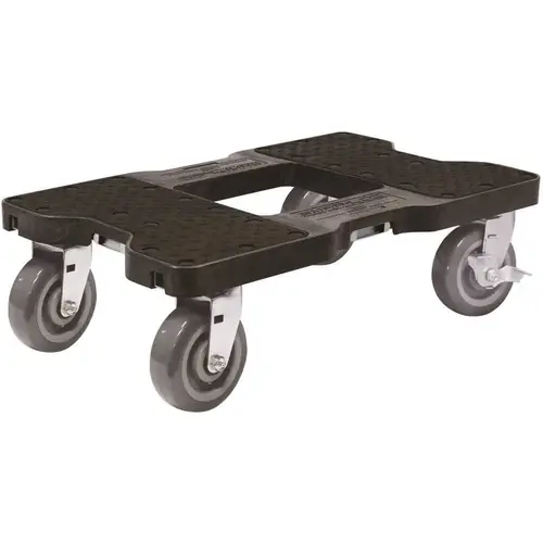 SNAP-LOC SL1800D6B 1800 lbs. Capacity Super-Duty Professional E-Track Dolly in Black