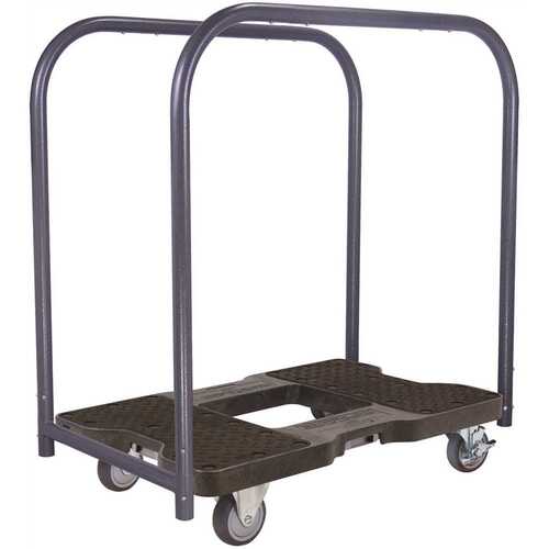 SNAP-LOC SL1200PC4TB 1,200 lbs. Polypropylene Professional E-Track Panel Cart Dolly in Black