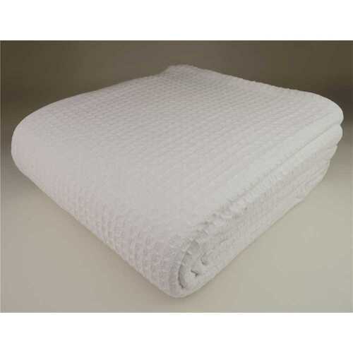 90 in. x 90 in. White Queen Jaipur Blanket in - pack of 6